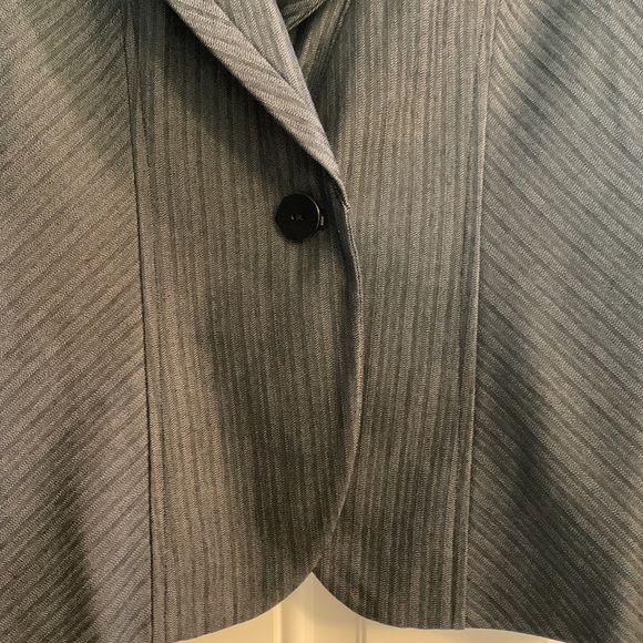 Kenneth Cole Gray Striped Pant Suit - Picture 5 of 16